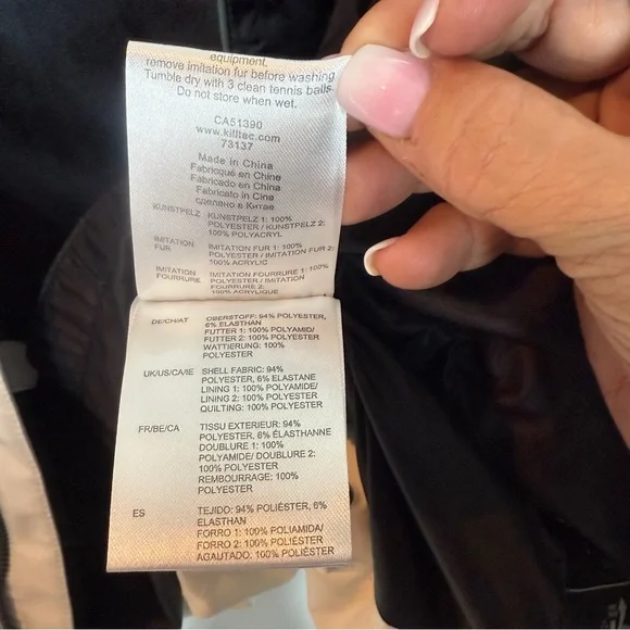 Killtec Women’s KSW 250 Ski Quilted Jacket in Green, Pink, & White Size 8, NWOT - Picture 7 of 16